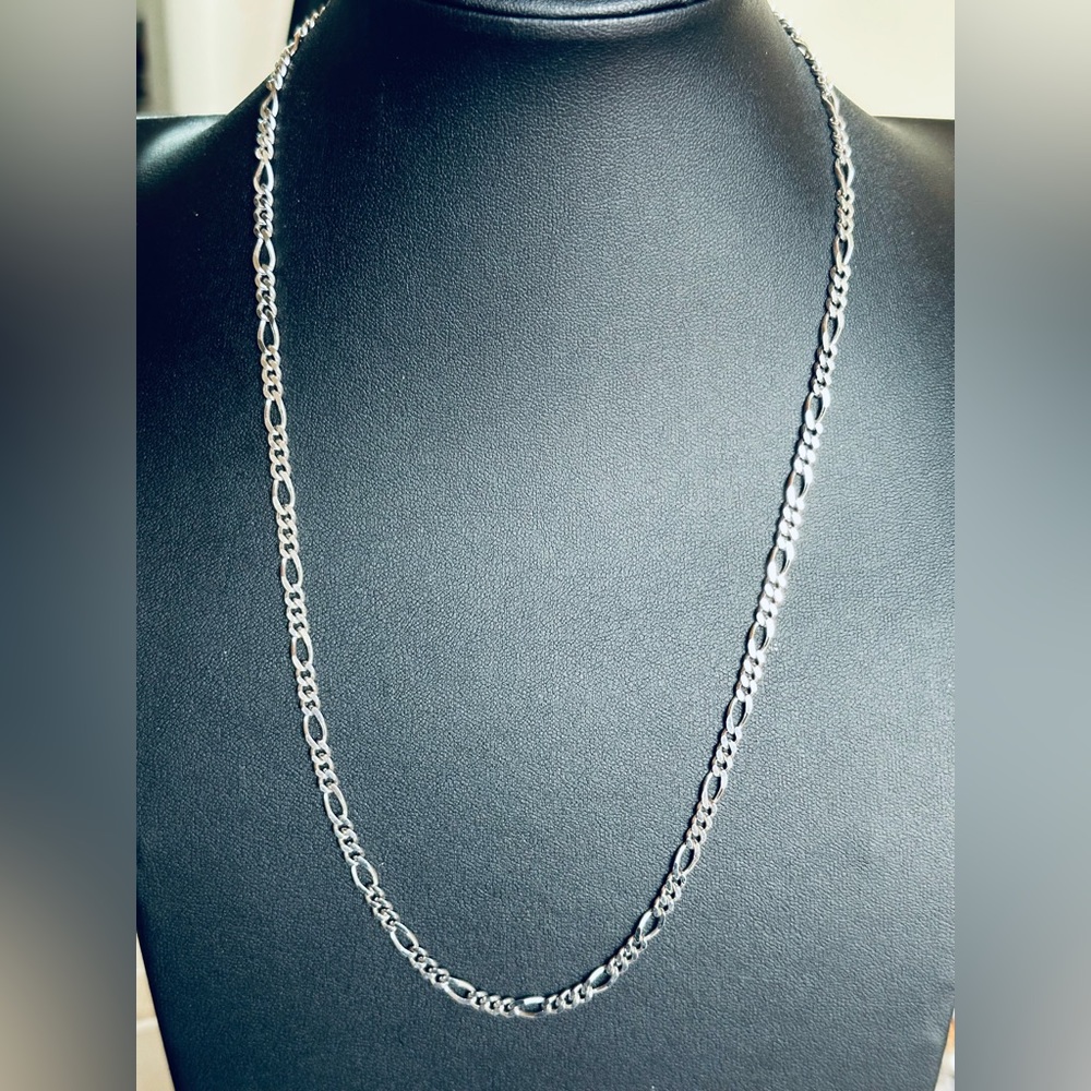 Sterling Silver Cable Chain 20” marked Italy Danecraft